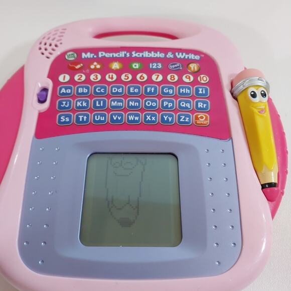 LeapFrog Mr. Pencil's Scribble and Write Pink Educational Toddler Tested/Working - Picture 4 of 4